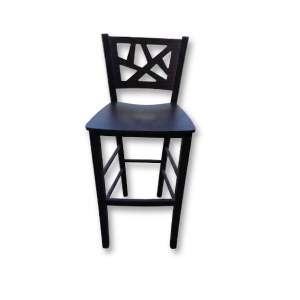 Ιταλικό ξύλινο σκαμπό FERRARA wenge 40x40x72/102h